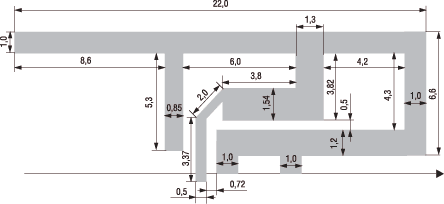 22x8 мм 2.4 GHz  MIWI MCRF24J40.gif