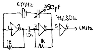 Генератор на кварце и МС 74LS04.gif