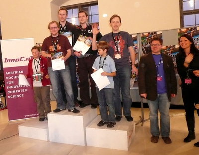 Robotchallenge 2009 Slalom Enh winners.JPG